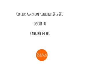 Kami 2017 A7 Petit Poisson Petit Oiseau Dulala